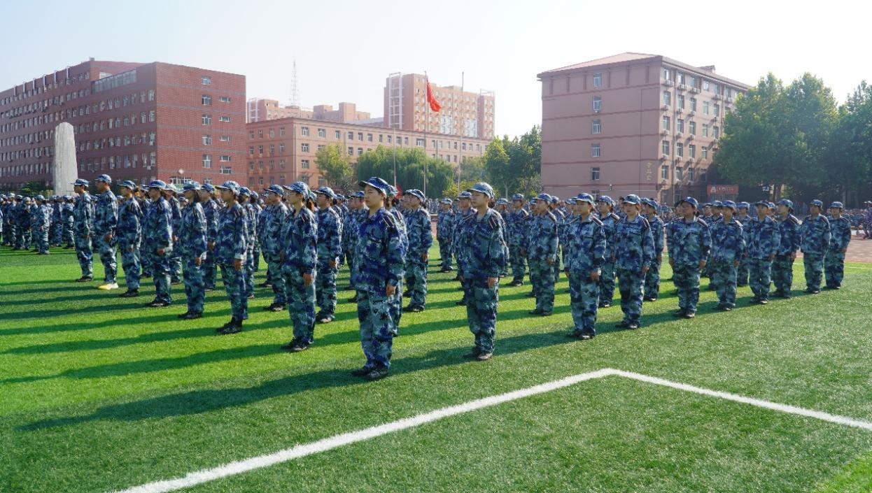 军训简报:军训正当时,青春洒汗水