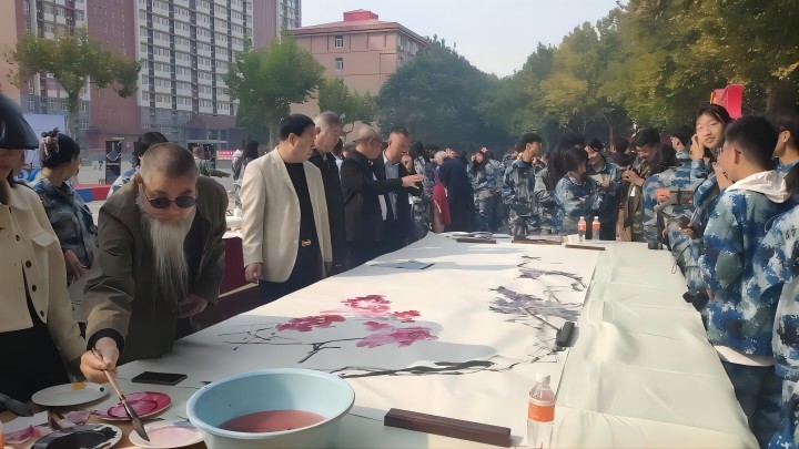 中国当代书画名家走进保定理工学院艺术交流笔会圆满举办