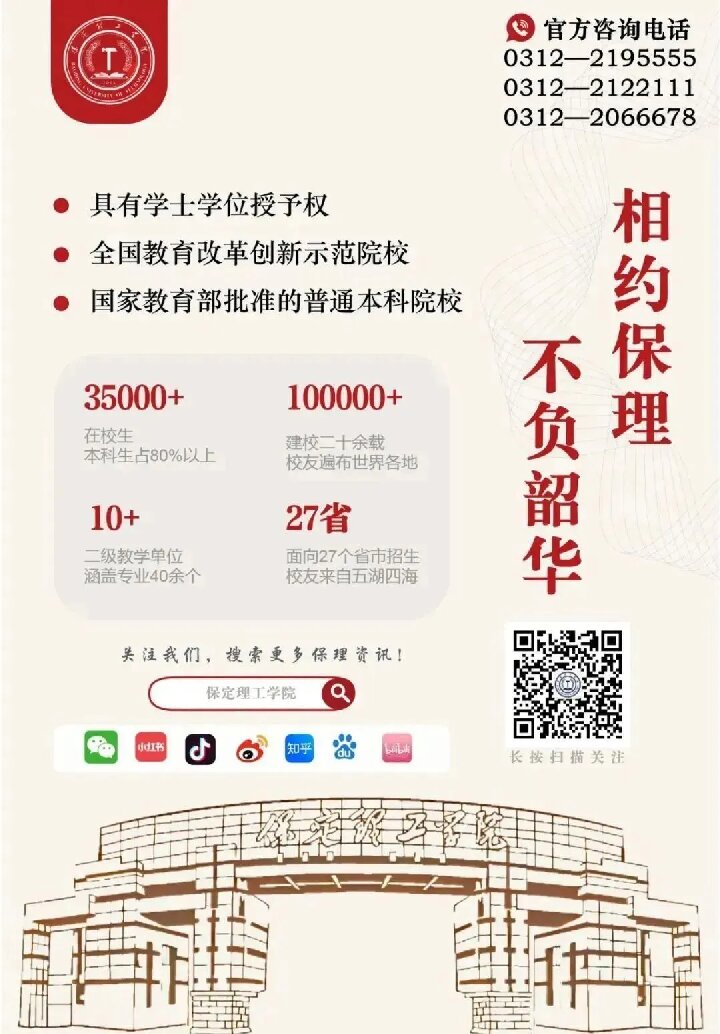 【榜样引领】保定理工学院2025届优秀考研学子风采展(二)