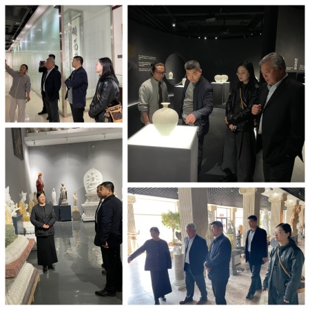 深化产教融合 赋能非遗传承 ——保定理工学院艺术学院赴曲阳陈氏定窑 开展校企合作调研