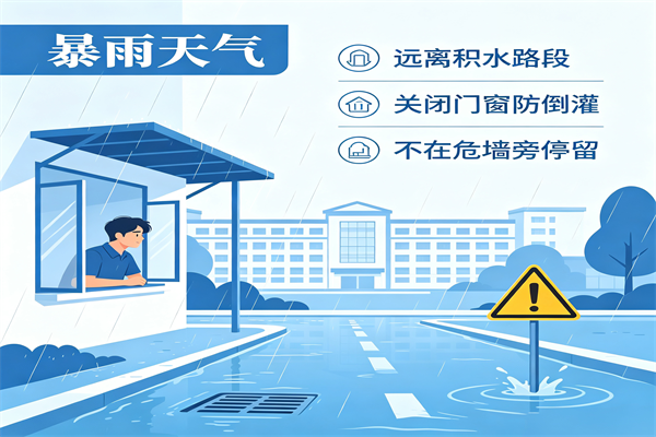 严防极端天气风险，守护师生平安健康——康复医学院极端天气安全防范工作提示