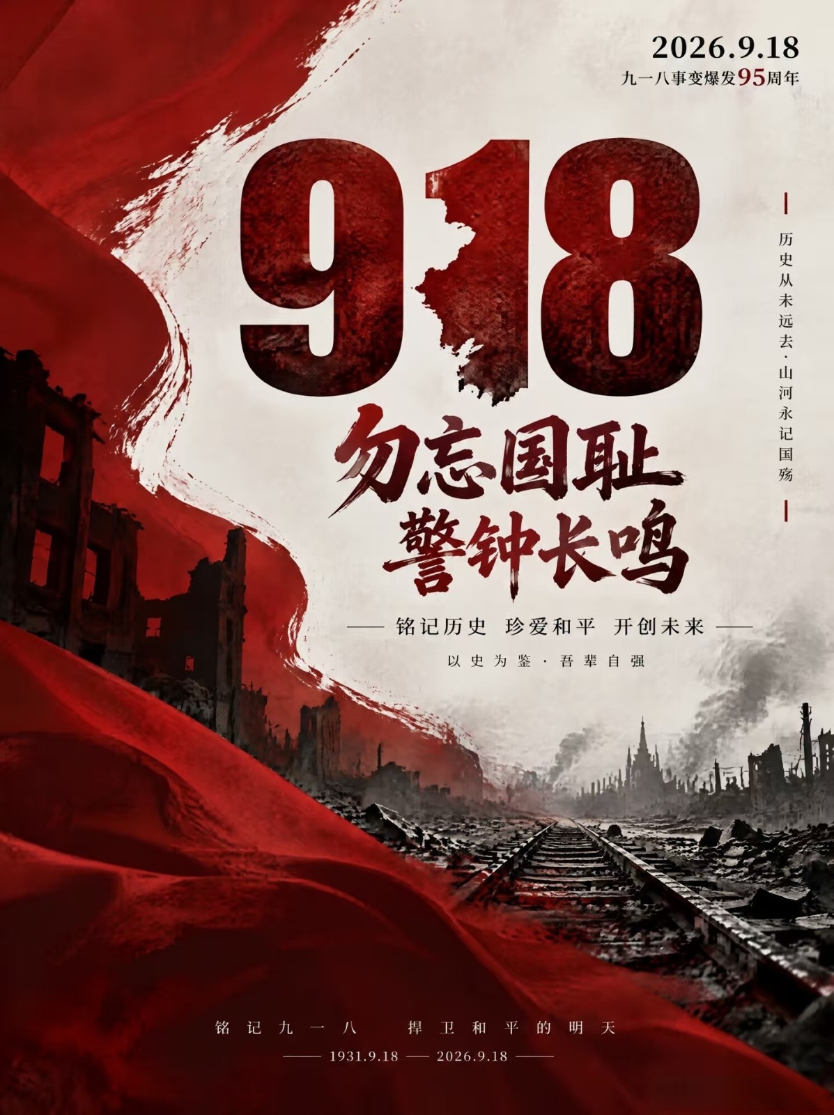 铭记九一八沧桑史，笃行九十五载新征程