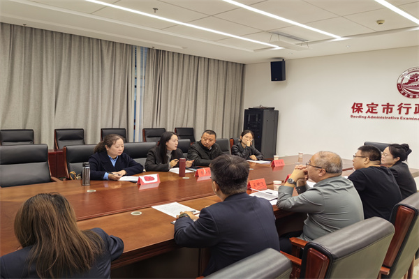深化政校交流，探索数智前沿 ——保定理工学院一行赴保定市行政审批局参观交流